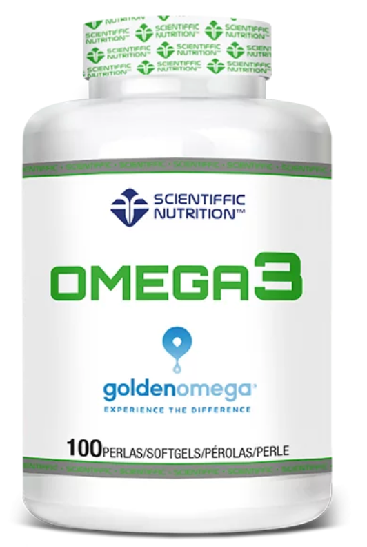 OMEGA · GOLDEN IFOS · 100 perlas · 33 % EPA 23% DHA