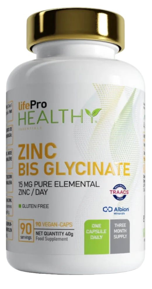 ZINC BISGLYCINATE 90 VEGANCAPS